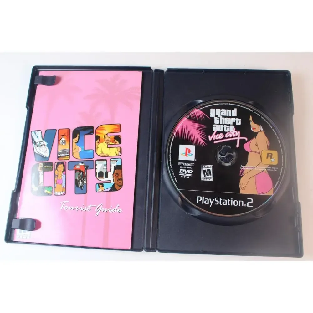 Grand Theft Auto Vice City (Sony Playstation 2, PS2) Authentic, Tested/works